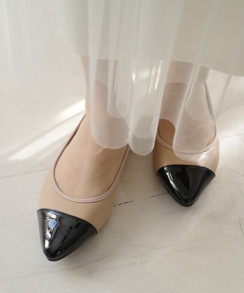 AmiAmi（アミアミ）の「【まいにちバレエ】リボンレスバレエシューズ（バレエシューズ・レディース・シルバー系その他/ベージュ系その他/ブラック/ブラック系その他・36/40/39/38/37）」の17枚目の写真