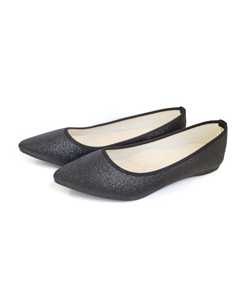 AmiAmi（アミアミ）の「【まいにちバレエ】リボンレスバレエシューズ（バレエシューズ・レディース・シルバー系その他/ベージュ系その他/ブラック/ブラック系その他・36/40/39/38/37）」の22枚目の写真