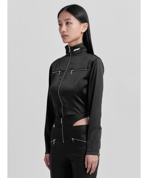 FANYOUNG(ファンヤング)の「サテンバイクジャケット(その他アウター・レディース・その他・SMALL/MEDIUM)」の4枚目の写真