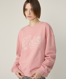 LOVE FIN SWEAT SHIRT PINK