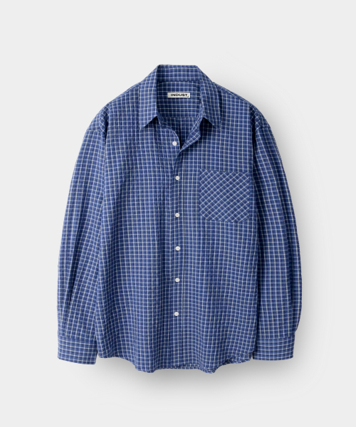 INDUST(インダスト)の「ブロードチェックシャツ_ブラウン(シャツ/ブラウス・レディース・ブラウン・1(S)/2(M)/3(L))」の2枚目の写真