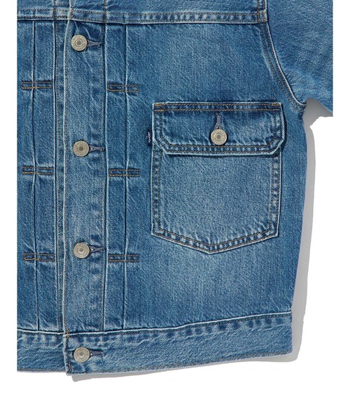 Levi's(リーバイス)の「Levi's/リーバイス BLUETAB(TM) TYPEⅡ トラッカージャケット(デニムジャケット・レディース・インディゴブルー・M/S/XS)」の7枚目の写真