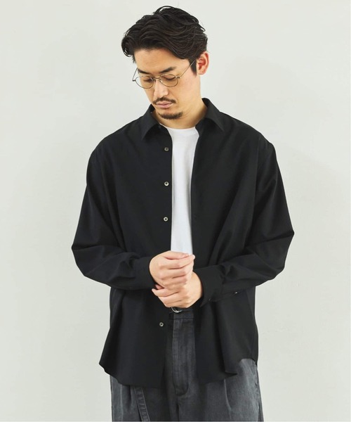 EDIFICE（エディフィス）の「SUPER 100’s ウール レギュラー シャツ（シャツ/ブラウス・メンズ・ブラック/ネイビー/グレー・SMALL/MEDIUM/LARGE）」の7枚目の写真