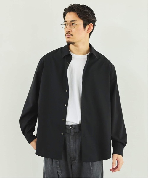 EDIFICE（エディフィス）の「SUPER 100’s ウール レギュラー シャツ（シャツ/ブラウス・メンズ・ブラック/ネイビー/グレー・SMALL/MEDIUM/LARGE）」の8枚目の写真