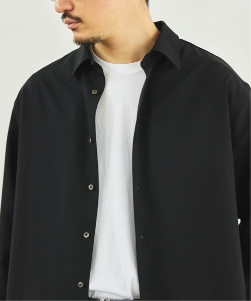 EDIFICE（エディフィス）の「SUPER 100’s ウール レギュラー シャツ（シャツ/ブラウス・メンズ・ブラック/ネイビー/グレー・SMALL/MEDIUM/LARGE）」の11枚目の写真