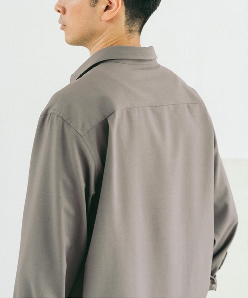 EDIFICE（エディフィス）の「SUPER 100’s ウール レギュラー シャツ（シャツ/ブラウス・メンズ・ブラック/ネイビー/グレー・SMALL/MEDIUM/LARGE）」の22枚目の写真