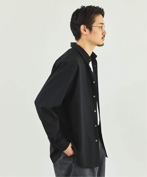 EDIFICE（エディフィス）の「SUPER 100’s ウール レギュラー シャツ（シャツ/ブラウス・メンズ・ブラック/ネイビー/グレー/ホワイト・SMALL/MEDIUM/LARGE）」の14枚目の写真