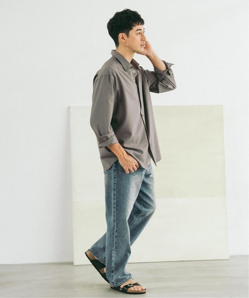 EDIFICE（エディフィス）の「SUPER 100’s ウール レギュラー シャツ（シャツ/ブラウス・メンズ・ブラック/ネイビー/グレー/ホワイト・SMALL/MEDIUM/LARGE）」の19枚目の写真