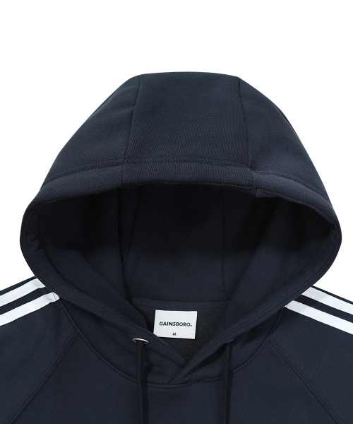 GAINSBORO(ゲインズボロ)の「アクティブトラックラグランフードパーカー_ネイビー(パーカー・レディース・ネイビー・S/M/L/XL)」の4枚目の写真