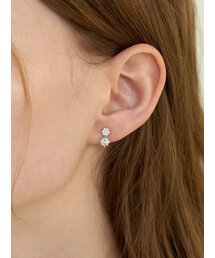 KINDABABY（カインダベイビー）の「peony double cubic earring（ピアス（両耳用））」