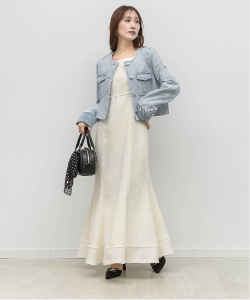 RANDA（ランダ）の「ツイードマーメイドワンピース（ワンピース・レディース・グレー/ピンク/ホワイト・0/1）」の11枚目の写真