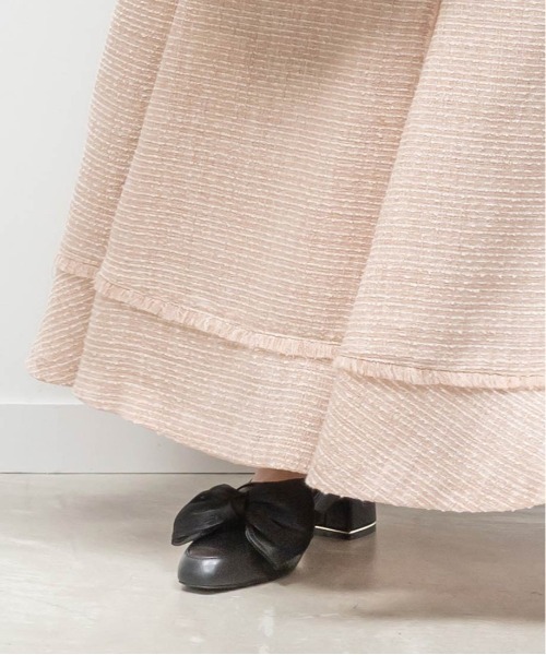 RANDA（ランダ）の「ツイードマーメイドワンピース（ワンピース・レディース・グレー/ピンク/ホワイト・0/1）」の14枚目の写真