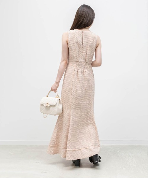 RANDA（ランダ）の「ツイードマーメイドワンピース（ワンピース・レディース・グレー/ピンク/ホワイト・0/1）」の17枚目の写真