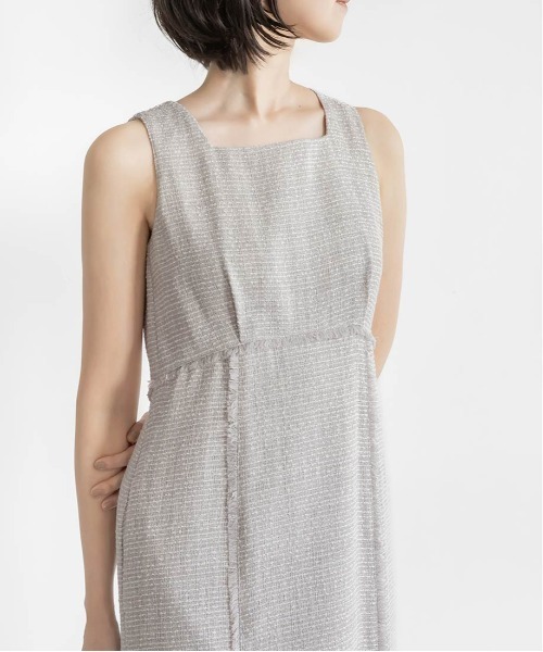 RANDA（ランダ）の「ツイードマーメイドワンピース（ワンピース・レディース・グレー/ピンク/ホワイト・0/1）」の22枚目の写真