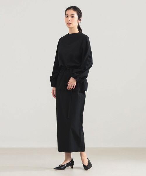 Demi-Luxe BEAMS（デミルクス ビームス）の「AK+1 / セットライク ワンピース（ワンピース・レディース・チャコールグレー/ブラック・36/38）」の8枚目の写真