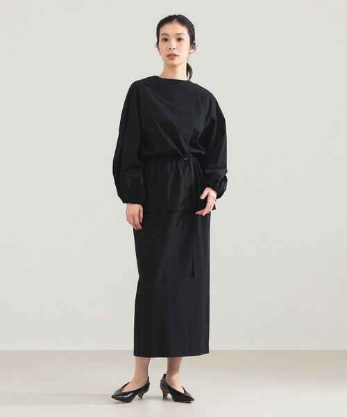 Demi-Luxe BEAMS（デミルクス ビームス）の「AK+1 / セットライク ワンピース（ワンピース・レディース・チャコールグレー/ブラック・36/38）」の9枚目の写真