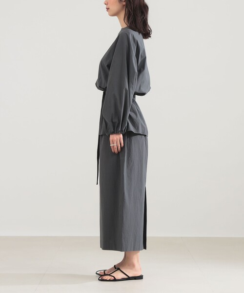 Demi-Luxe BEAMS（デミルクス ビームス）の「AK+1 / セットライク ワンピース（ワンピース・レディース・チャコールグレー/ブラック・36/38）」の12枚目の写真