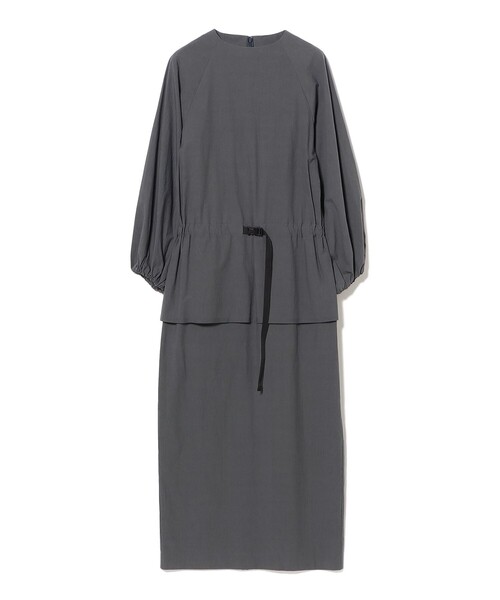 Demi-Luxe BEAMS（デミルクス ビームス）の「AK+1 / セットライク ワンピース（ワンピース・レディース・チャコールグレー/ブラック・36/38）」の19枚目の写真