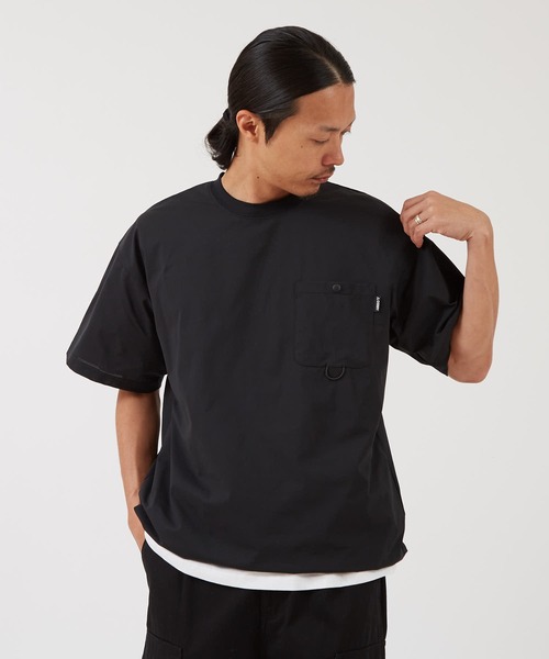 GERRY(ジェリー)の「【GERRY】ドットエアー 裾ドローコード 半袖 Tシャツ(Tシャツ/カットソー・メンズ・ブラック/カーキ・MEDIUM/X-LARGE/LARGE)」の16枚目の写真