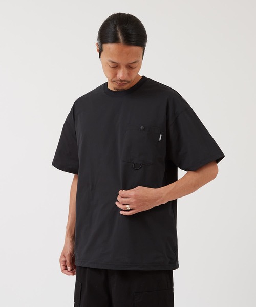 GERRY(ジェリー)の「【GERRY】ドットエアー 裾ドローコード 半袖 Tシャツ(Tシャツ/カットソー・メンズ・ブラック/カーキ・MEDIUM/X-LARGE/LARGE)」の15枚目の写真
