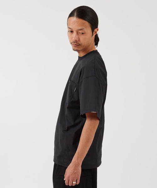 GERRY(ジェリー)の「【GERRY】ドットエアー 裾ドローコード 半袖 Tシャツ(Tシャツ/カットソー・メンズ・ブラック/カーキ・MEDIUM/X-LARGE/LARGE)」の14枚目の写真