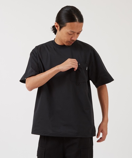 GERRY(ジェリー)の「【GERRY】ドットエアー 裾ドローコード 半袖 Tシャツ(Tシャツ/カットソー・メンズ・ブラック/カーキ・MEDIUM/X-LARGE/LARGE)」の12枚目の写真