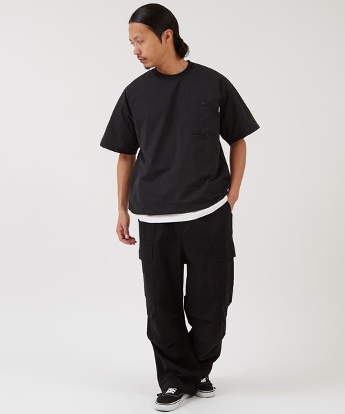 GERRY(ジェリー)の「【GERRY】ドットエアー 裾ドローコード 半袖 Tシャツ(Tシャツ/カットソー・メンズ・ブラック/カーキ・MEDIUM/X-LARGE/LARGE)」の11枚目の写真