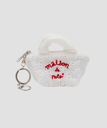 ROLAROLA（ロラロラ）の「MAISON DE ROLA MINI BAG KEYRING WHITE（キーケース/キーアクセサリー）」