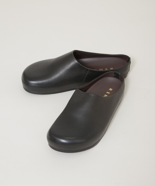 REMME（レメ）の「REMME/シープレザースリッポン（スリッポン・レディース・オフホワイト/ブラック・38/37/36）」の5枚目の写真