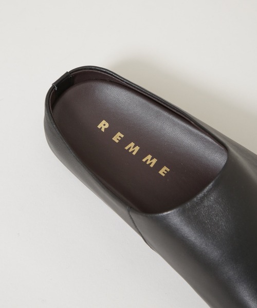 REMME（レメ）の「REMME/シープレザースリッポン（スリッポン・レディース・オフホワイト/ブラック・38/37/36）」の11枚目の写真