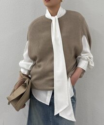 LOUNGEDRESS | ギマ鹿子ポンチョニットベスト(ベスト)