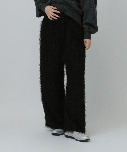 LEPSIM(レプシィム)の「フリンジイージーパンツ 638777(その他パンツ・レディース・アイボリー/ブラック・FREE)」の2枚目の写真