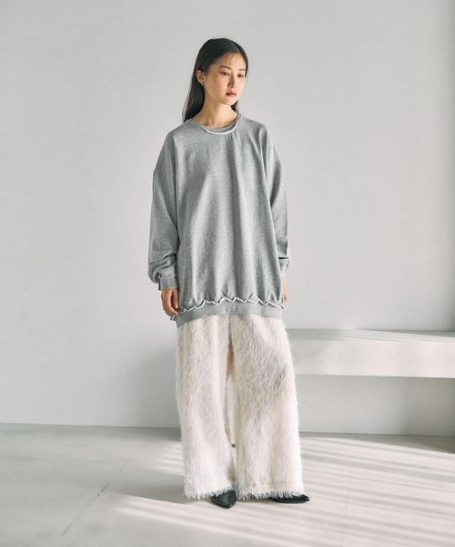 LEPSIM(レプシィム)の「フリンジイージーパンツ 638777(その他パンツ・レディース・アイボリー/ブラック・FREE)」の3枚目の写真