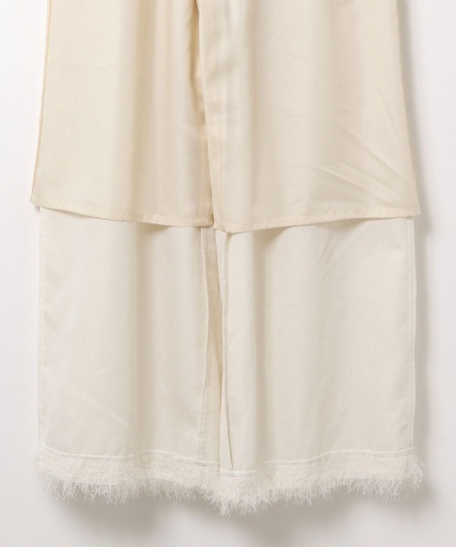 LEPSIM(レプシィム)の「フリンジイージーパンツ 638777(その他パンツ・レディース・アイボリー/ブラック・FREE)」の22枚目の写真