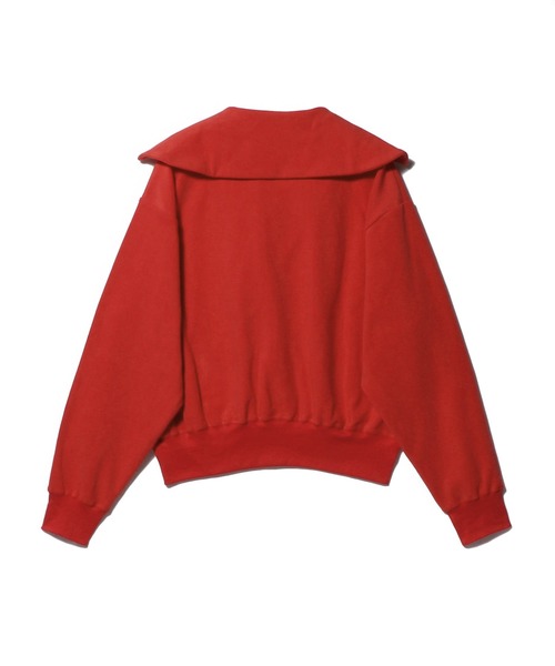 UNUS(ユナス)の「UNUS / Collar Skip Sweat(スウェット・レディース・レッド/ホワイト・FREE)」の5枚目の写真