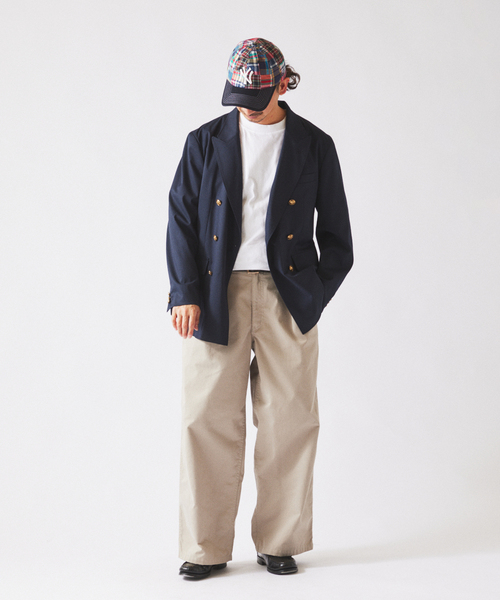 JOURNAL STANDARD relume（ジャーナルスタンダード　レリューム）の「TRツイル  ネイビー ブレザー（テーラードジャケット・メンズ・ネイビー・MEDIUM/LARGE）」の3枚目の写真