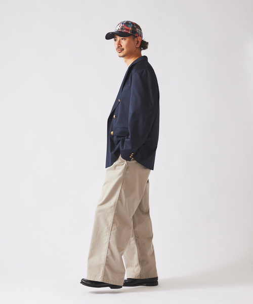 JOURNAL STANDARD relume（ジャーナルスタンダード　レリューム）の「TRツイル  ネイビー ブレザー（テーラードジャケット・メンズ・ネイビー・MEDIUM/LARGE）」の4枚目の写真