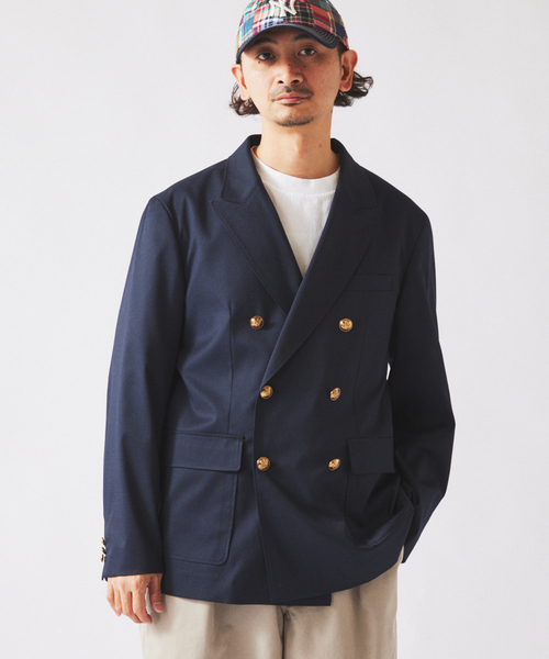 JOURNAL STANDARD relume（ジャーナルスタンダード　レリューム）の「TRツイル  ネイビー ブレザー（テーラードジャケット・メンズ・ネイビー・MEDIUM/LARGE）」の9枚目の写真