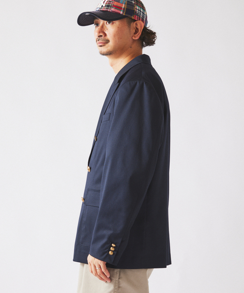 JOURNAL STANDARD relume（ジャーナルスタンダード　レリューム）の「TRツイル  ネイビー ブレザー（テーラードジャケット・メンズ・ネイビー・MEDIUM/LARGE）」の10枚目の写真