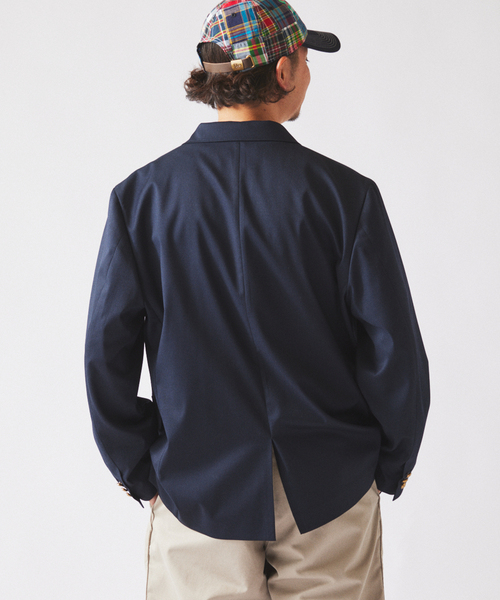 JOURNAL STANDARD relume（ジャーナルスタンダード　レリューム）の「TRツイル  ネイビー ブレザー（テーラードジャケット・メンズ・ネイビー・MEDIUM/LARGE）」の11枚目の写真