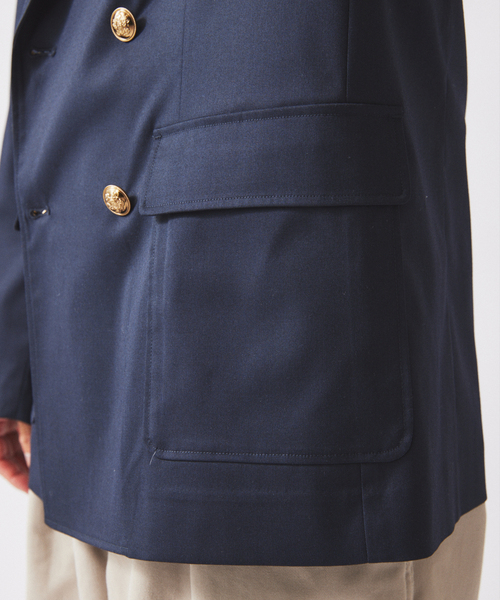 JOURNAL STANDARD relume（ジャーナルスタンダード　レリューム）の「TRツイル  ネイビー ブレザー（テーラードジャケット・メンズ・ネイビー・MEDIUM/LARGE）」の13枚目の写真