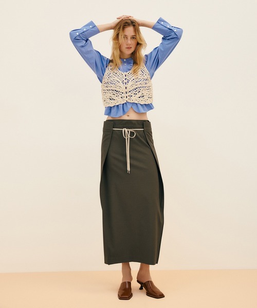 ADAM ET ROPE'（アダムエロペ）の「スクエアミュール（サンダル・レディース・ブラック/ブラウン・23/24.5/24/23.5）」の22枚目の写真