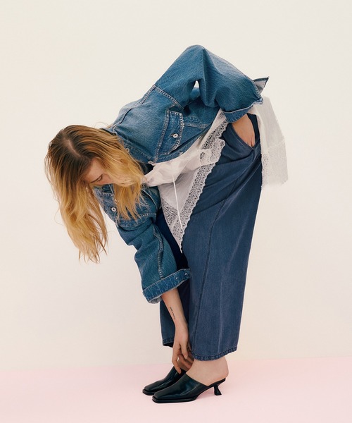 ADAM ET ROPE'（アダムエロペ）の「スクエアミュール（サンダル・レディース・ブラック/ブラウン・23/24.5/24/23.5）」の20枚目の写真