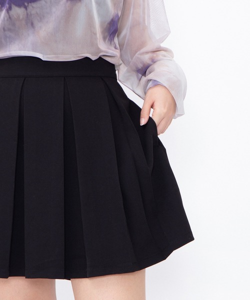PUNYUS(プニュズ)の「ボックスプリーツミニスカート(スカート・レディース・ブラック/グレー・1/2/3/4/5)」の19枚目の写真