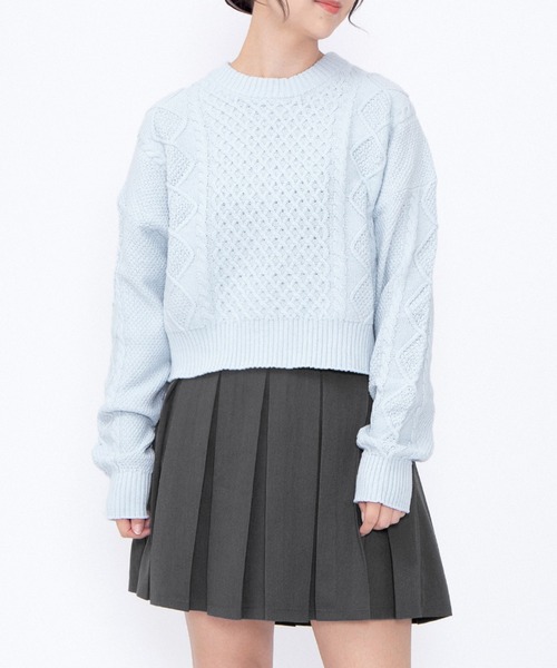 PUNYUS(プニュズ)の「ボックスプリーツミニスカート(スカート・レディース・ブラック/グレー・1/2/3/4/5)」の9枚目の写真