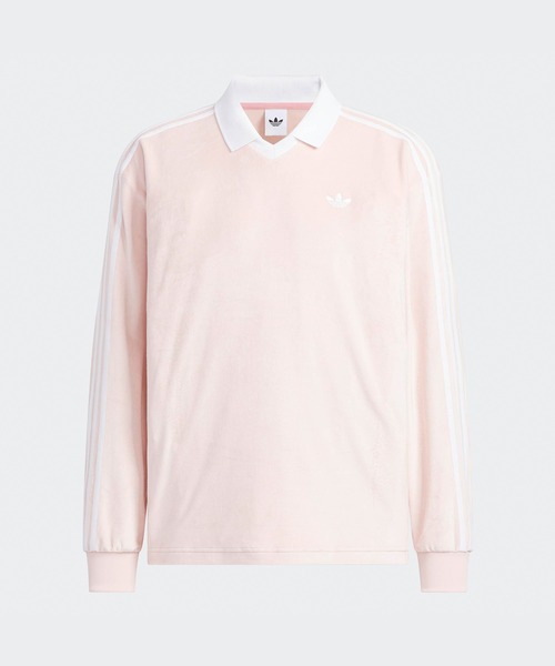 adidas（アディダス）の「adidas/アディダス VELOUR POLO LONG SLEEVE