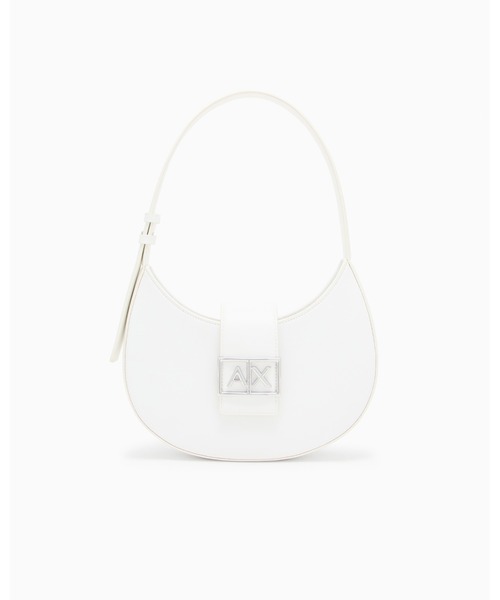 ARMANI EXCHANGE(アルマーニエクスチェンジ)の「【A|X アルマーニ エクスチェンジ】AXロゴ ホーボーバッグ(ZOZO限定カラー含)(ハンドバッグ・レディース・ライトイエロー/オフホワイト/ブラック/オレンジ・FREE)」の2枚目の写真