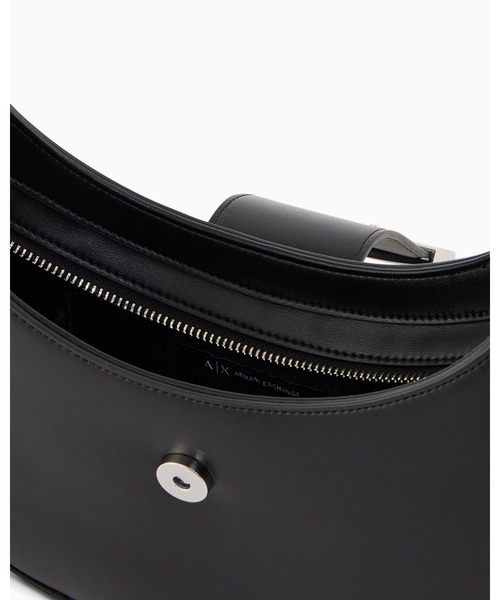 ARMANI EXCHANGE(アルマーニエクスチェンジ)の「【A|X アルマーニ エクスチェンジ】AXロゴ ホーボーバッグ(ZOZO限定カラー含)(ハンドバッグ・レディース・ライトイエロー/オフホワイト/ブラック/オレンジ・FREE)」の8枚目の写真