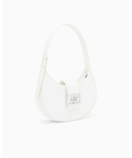 ARMANI EXCHANGE(アルマーニエクスチェンジ)の「【A|X アルマーニ エクスチェンジ】AXロゴ ホーボーバッグ(ZOZO限定カラー含)(ハンドバッグ・レディース・ライトイエロー/オフホワイト/ブラック/オレンジ・FREE)」の12枚目の写真