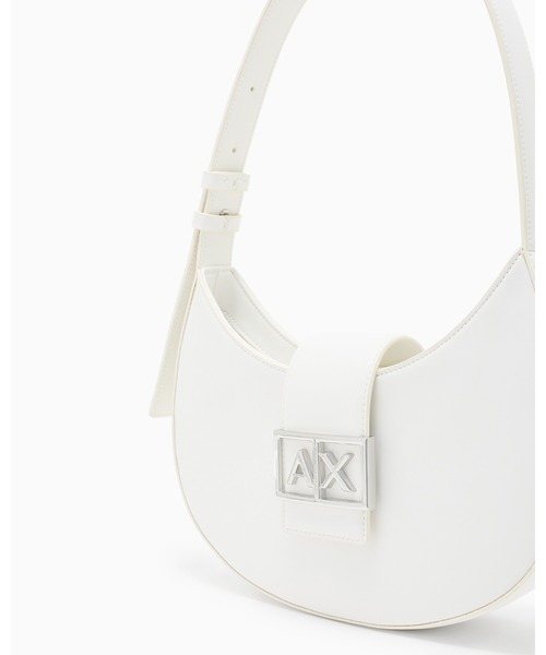 ARMANI EXCHANGE(アルマーニエクスチェンジ)の「【A|X アルマーニ エクスチェンジ】AXロゴ ホーボーバッグ(ZOZO限定カラー含)(ハンドバッグ・レディース・ライトイエロー/オフホワイト/ブラック/オレンジ・FREE)」の15枚目の写真